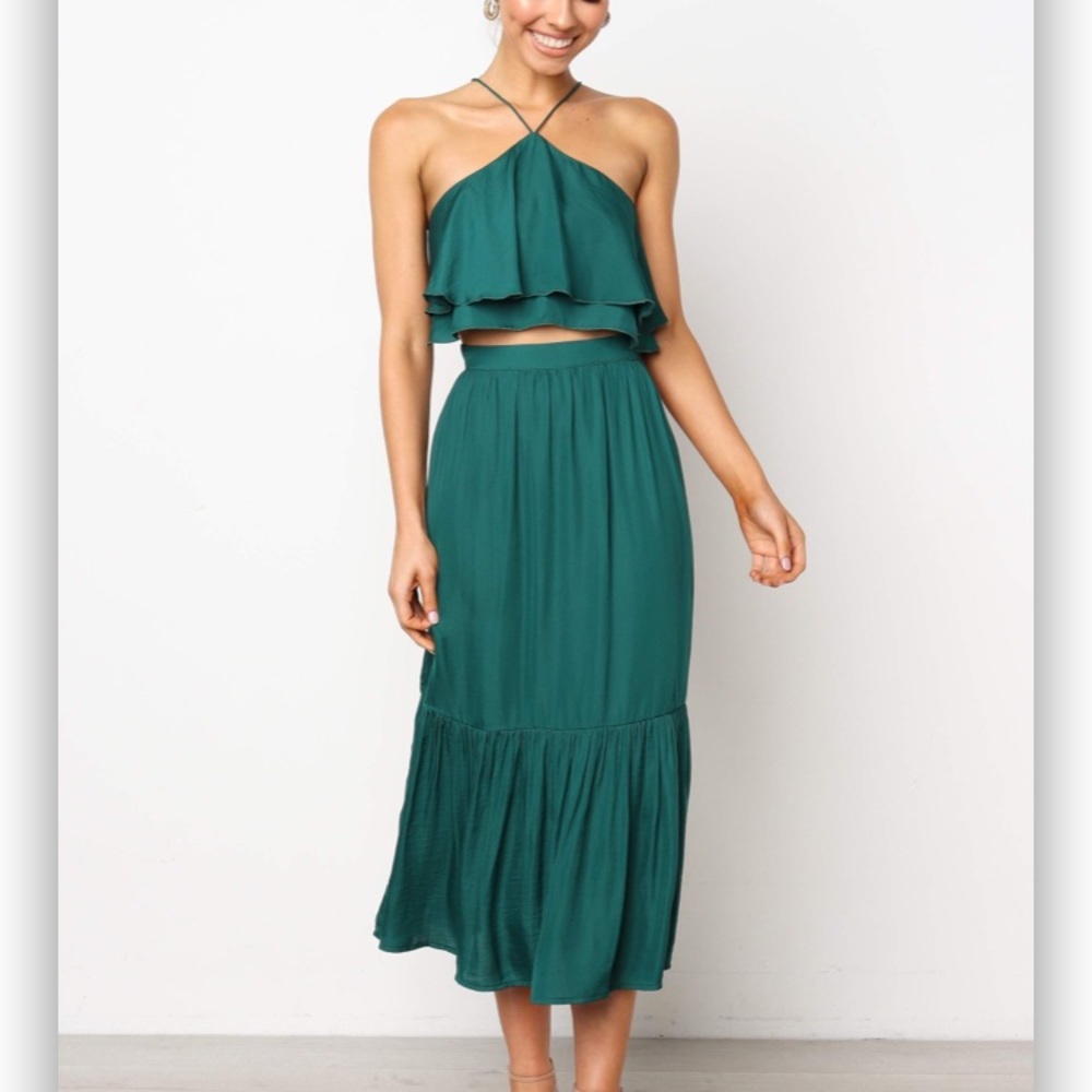 NWT Petal & Pup Moon Dance Set - Emerald